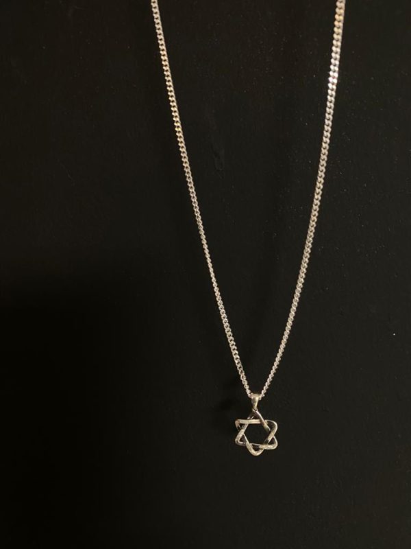 ⁦שרשרת מגן דוד חלקה⁩ – תמונה ⁦3⁩